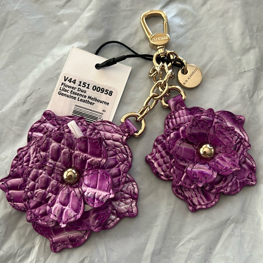 Brahmin Charm Flower Duo Lilian Essence Melbourne NWT